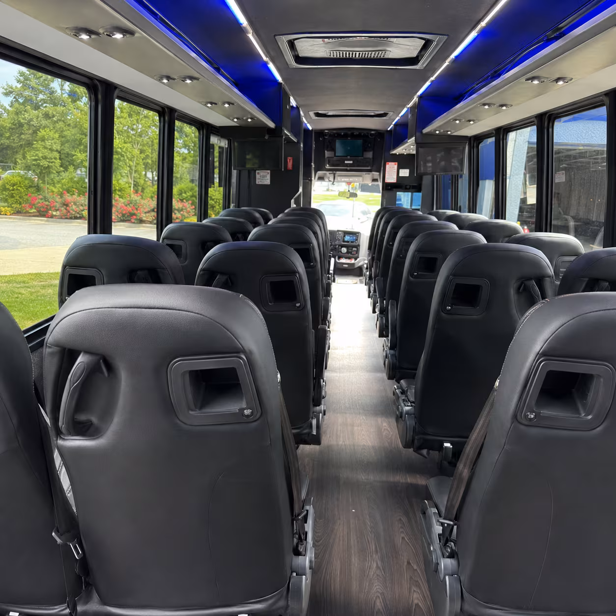 15-35 Passenger Minibus Interior