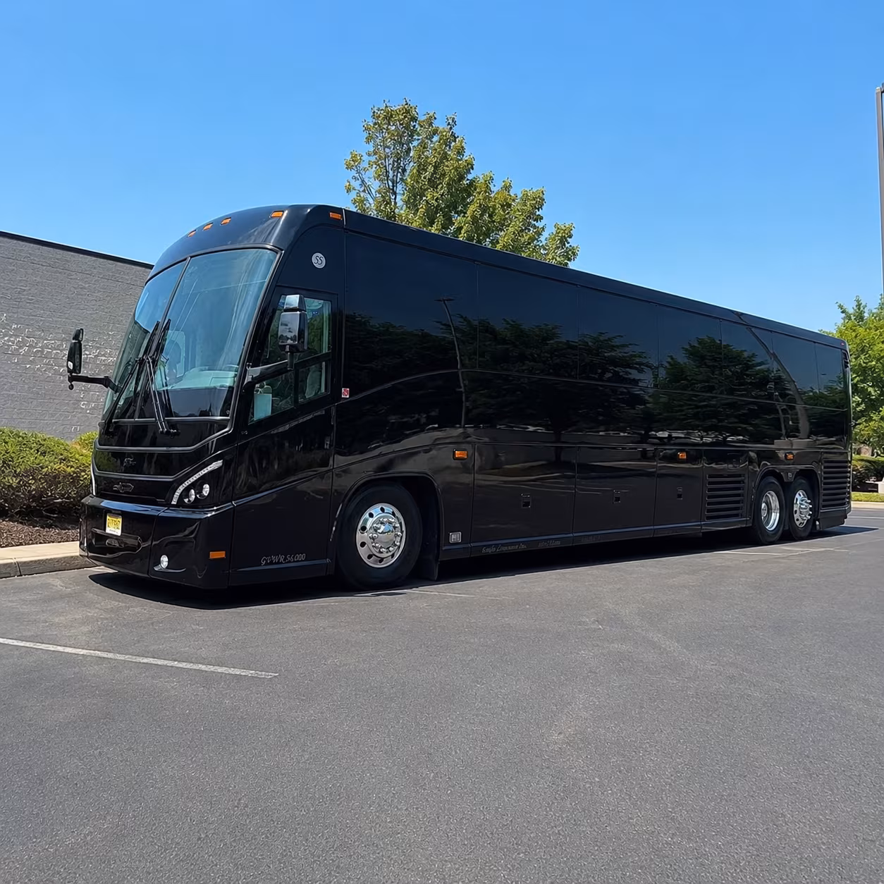 40-56 Passenger Charter Bus Exterior