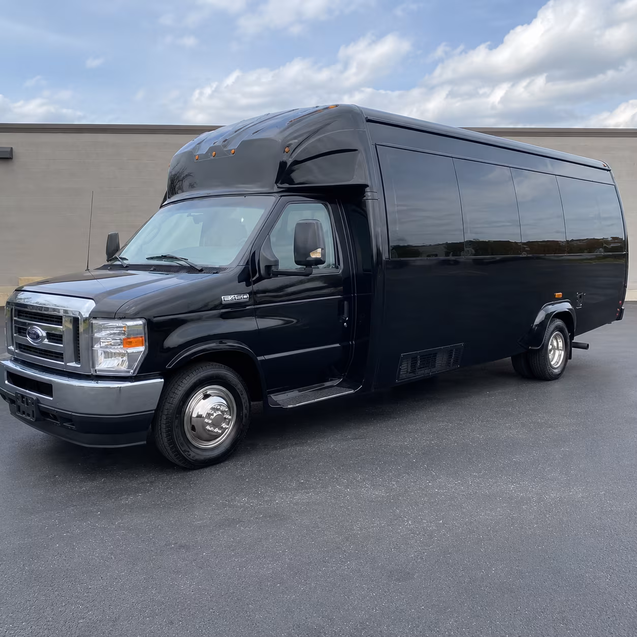 Passenger seating aboard a party bus rental serving Long Island