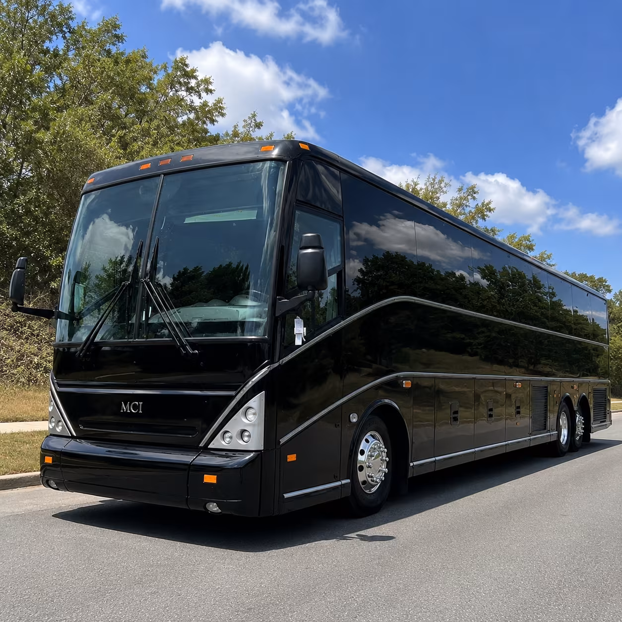 Long Island Airport Shuttle & Transportation party bus exterior