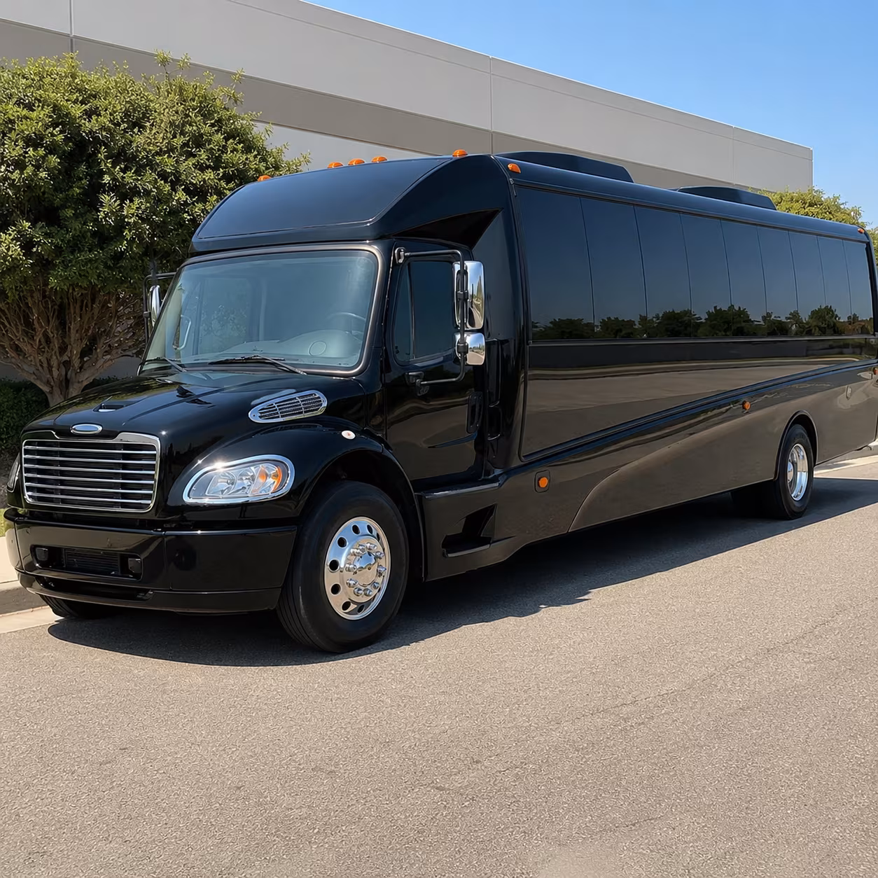 Long Island Airport Shuttle & Transportation party bus exterior