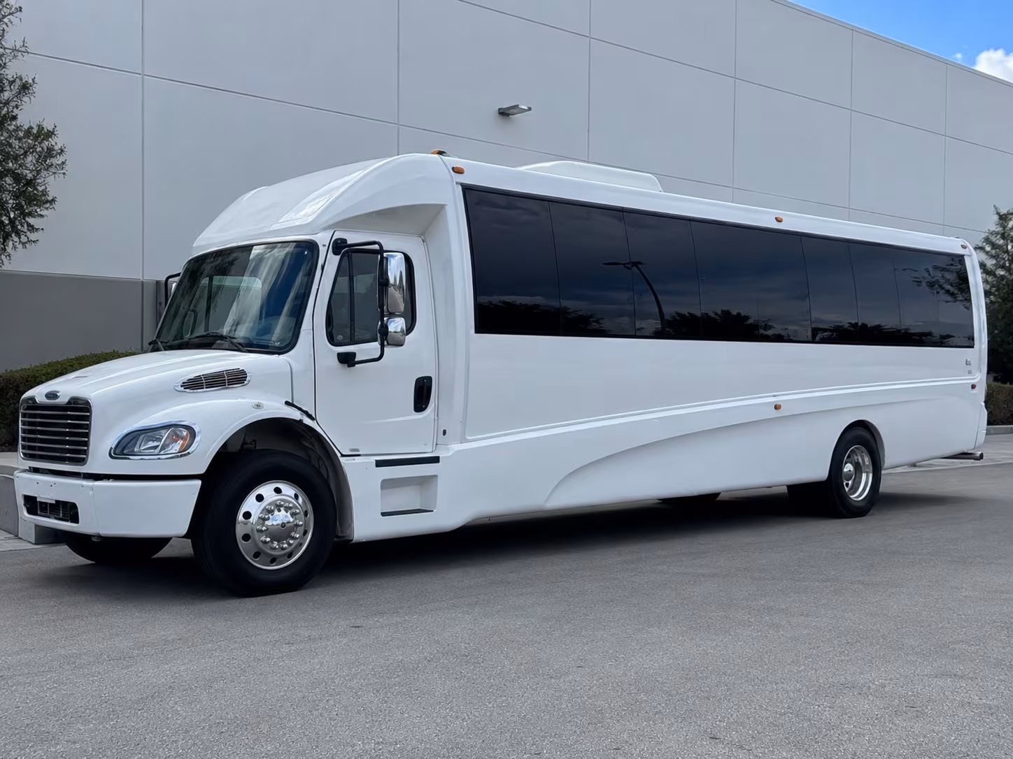 Long Island Bachelor & Bachelorette Transportation party bus exterior