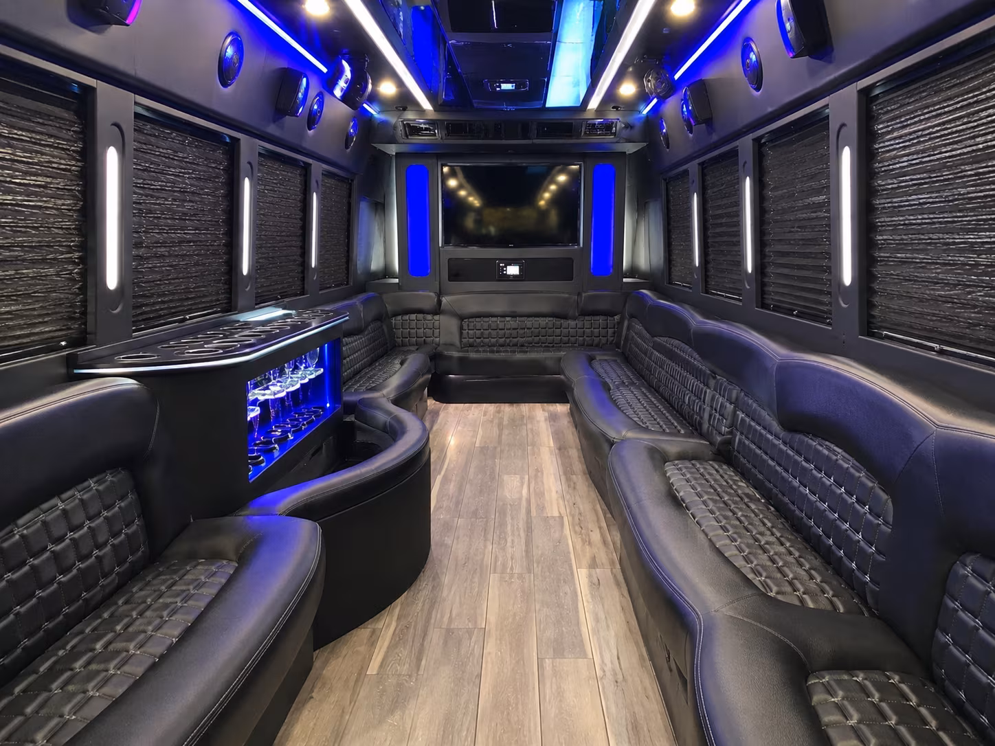 Long Island Bachelor & Bachelorette Transportation party bus exterior