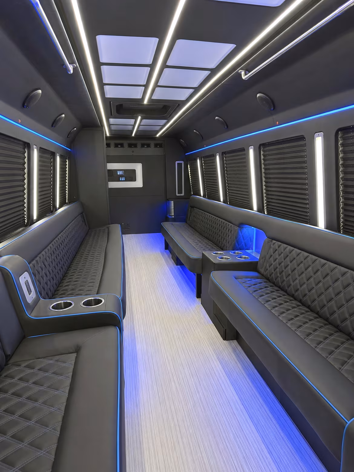 Long Island Bachelor & Bachelorette Transportation party bus interior