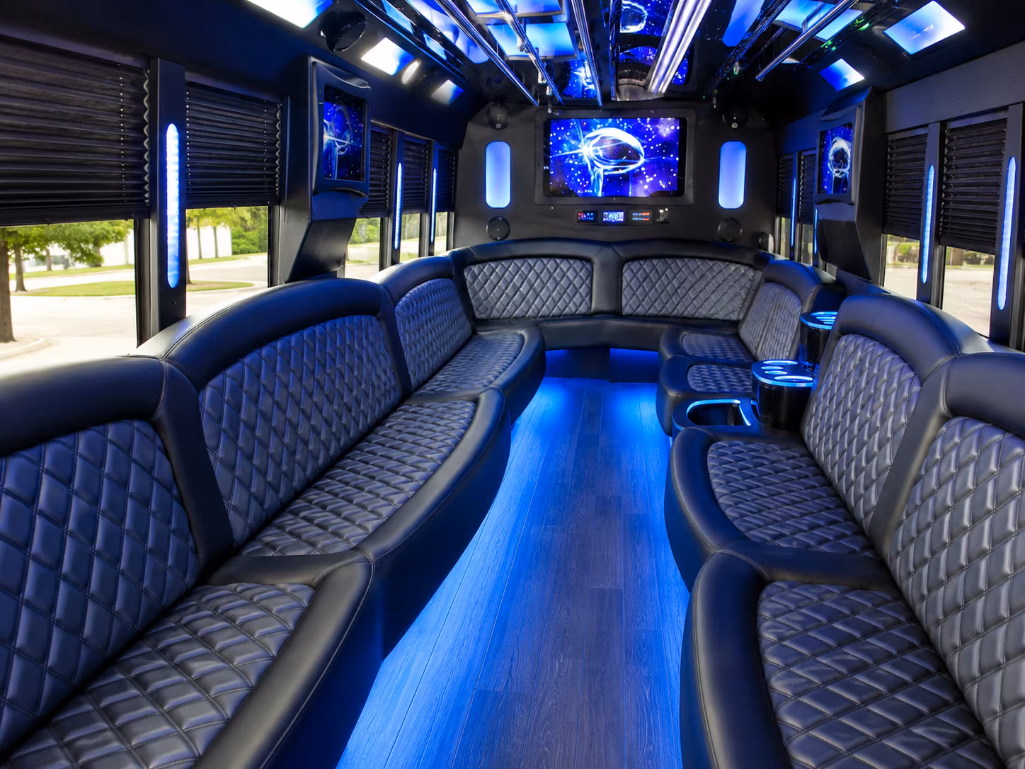 Long Island Bachelor & Bachelorette Transportation onboard seating