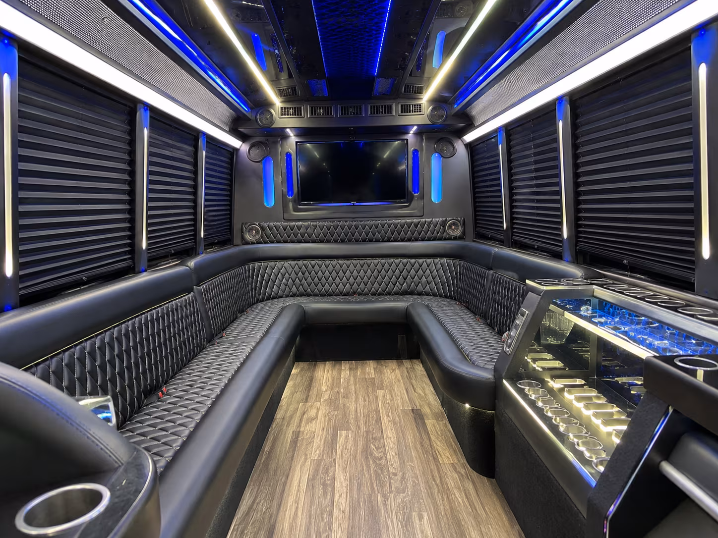 Long Island Bachelor & Bachelorette Transportation party bus exterior
