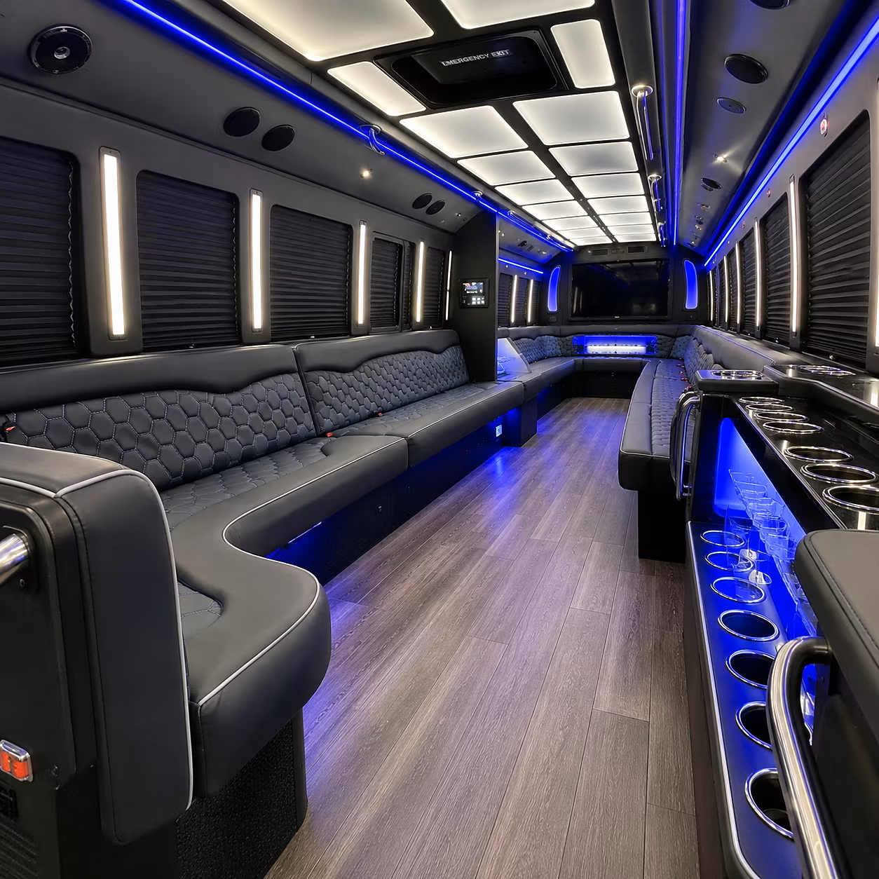 Long Island Concert & Music Festival Transportation onboard seating