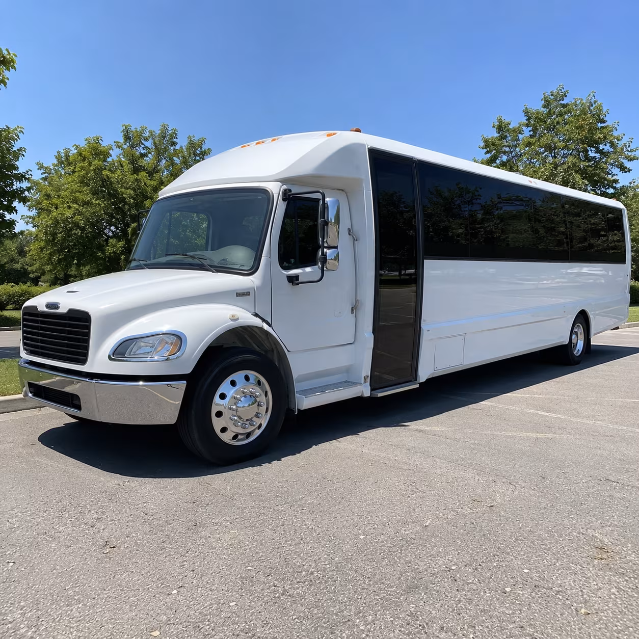 Long Island Corporate Transportation party bus exterior