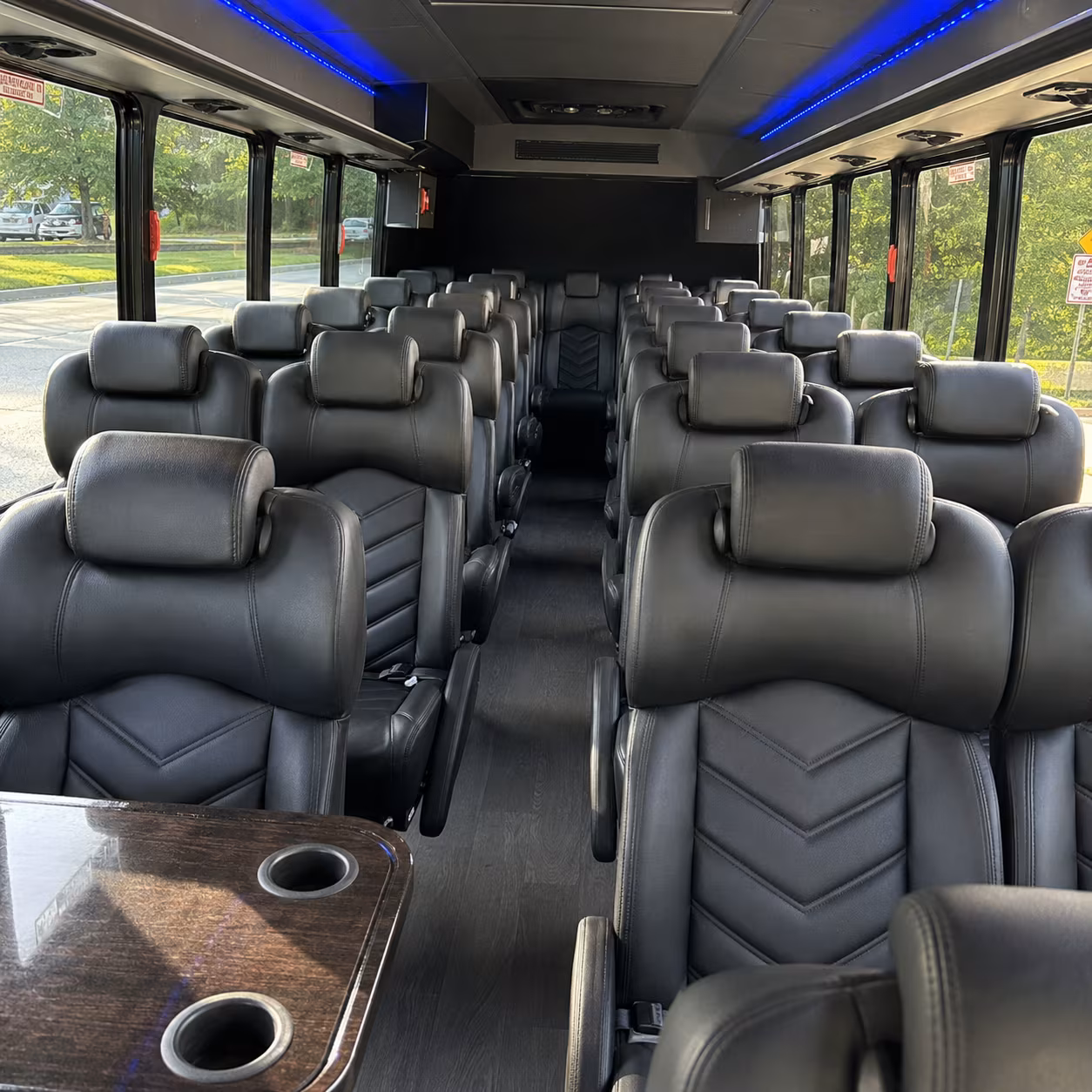 Long Island Corporate Transportation party bus exterior
