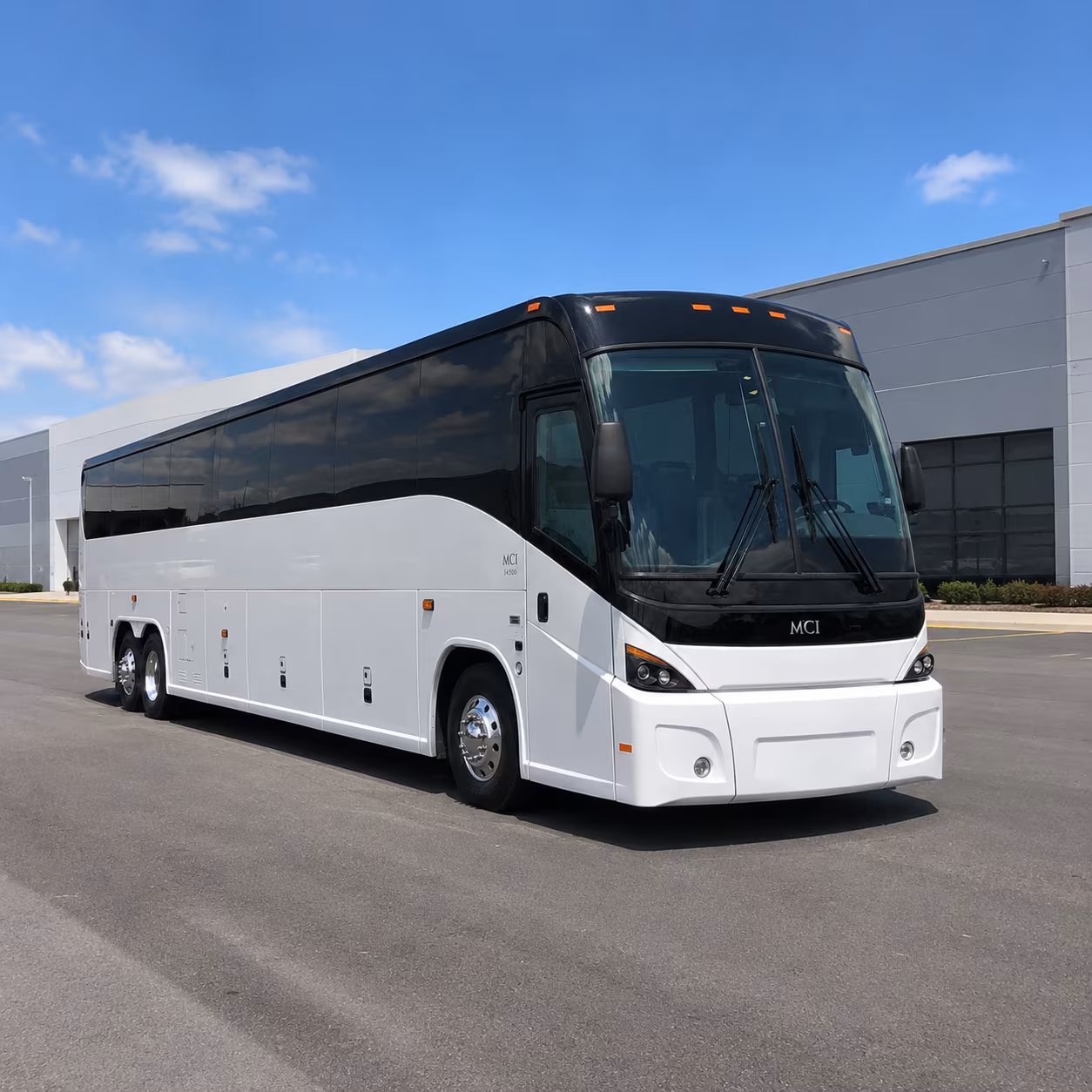 Long Island Corporate Transportation party bus exterior