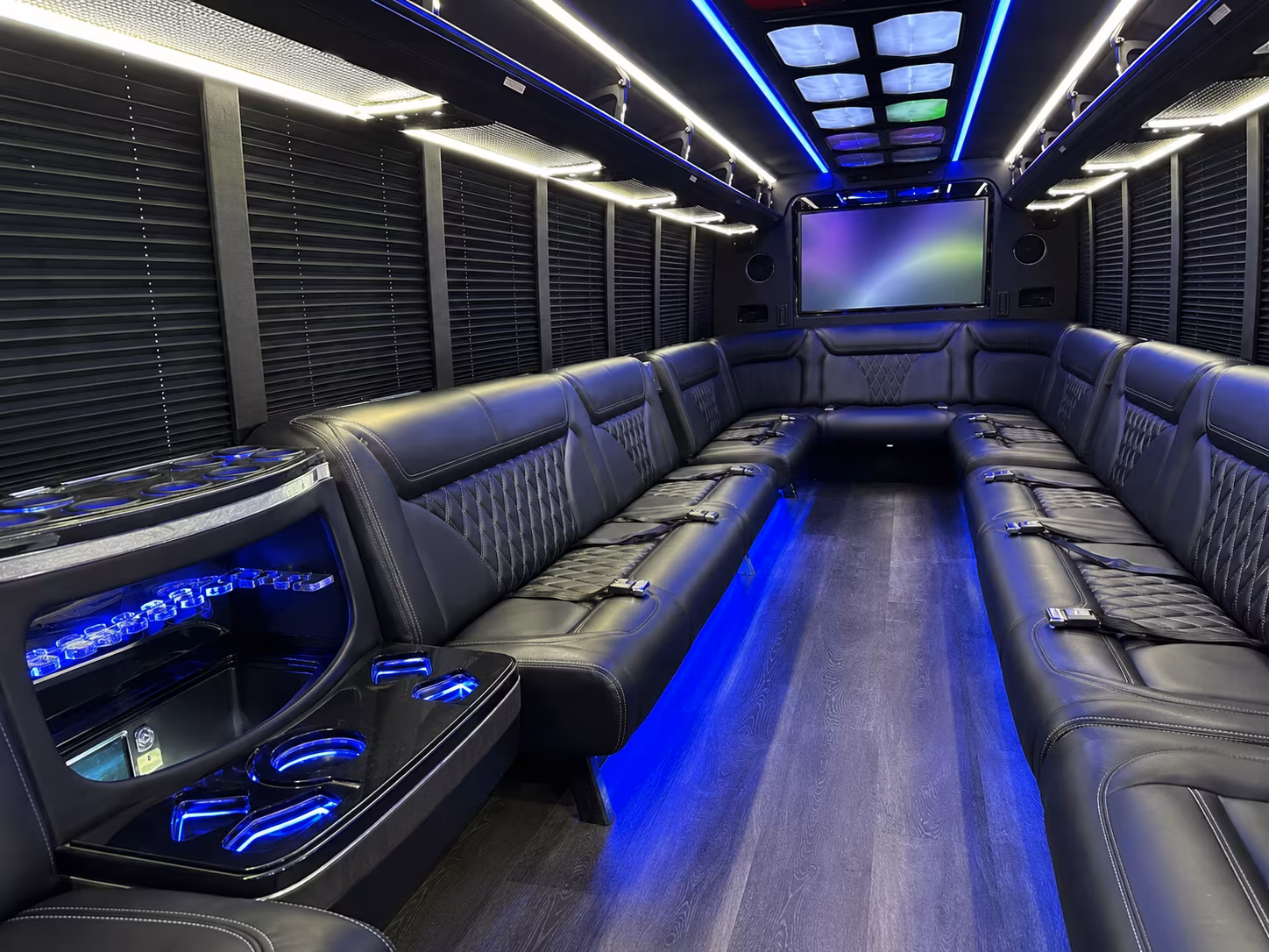 Long Island Private Event Transportation onboard seating