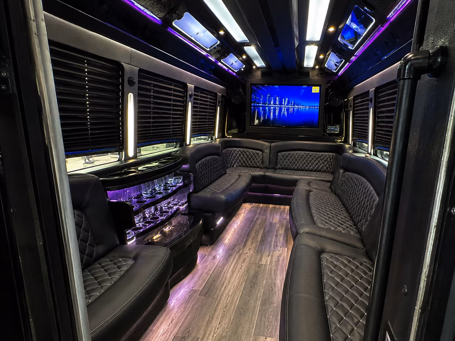 Long Island Prom & Homecoming Transportation party bus exterior