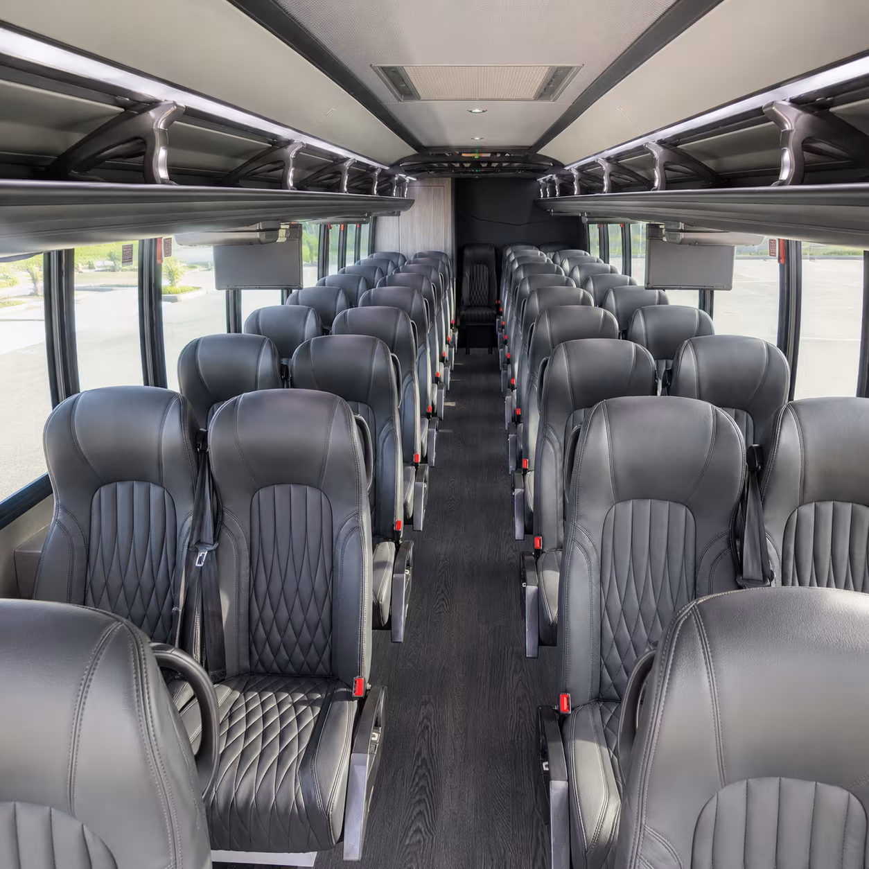 Long Island School Event Transportation party bus exterior