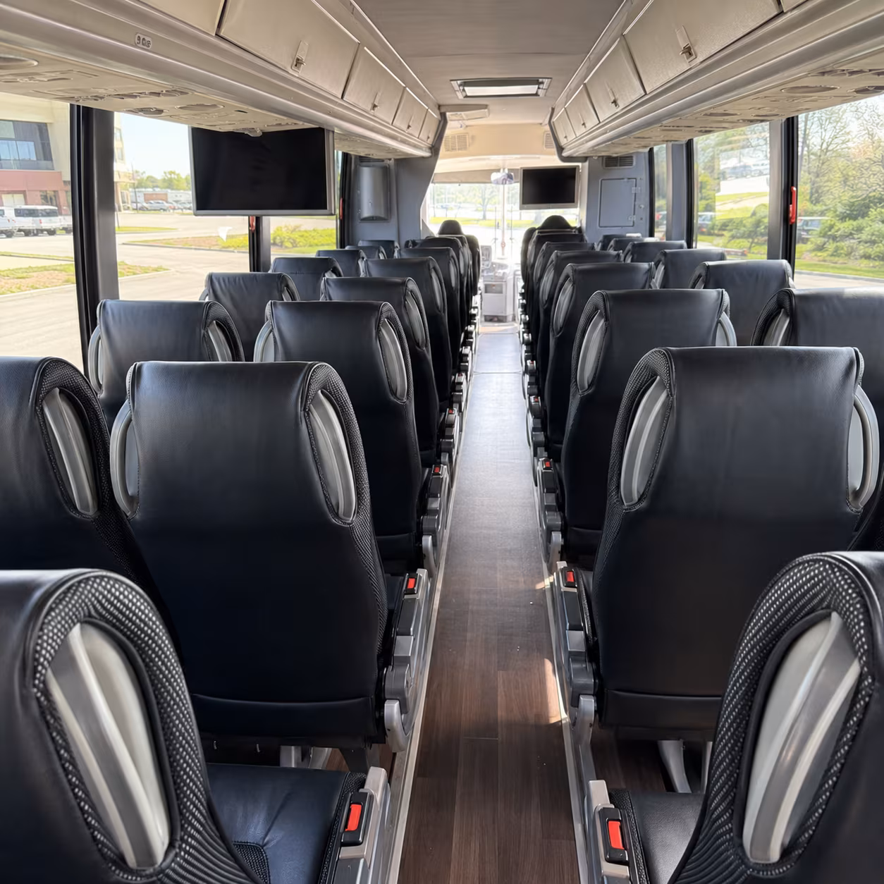 Long Island School Event Transportation party bus exterior