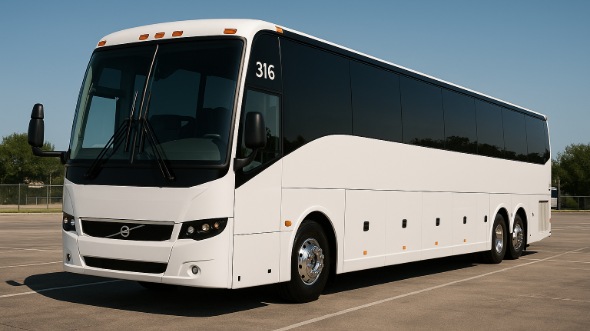 Exterior of Charter Bus Company Smithtown's 40 Passenger Party Bus in Smithtown