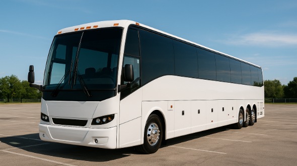 Exterior of Long Island Party Bus Company's 50 Passenger Party Bus in Long Island