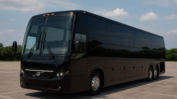 Exterior of Charter Bus Company Long Island's 55 Passenger Charter Bus in Long Island