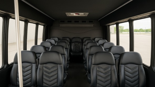 25 passenger minibus interior